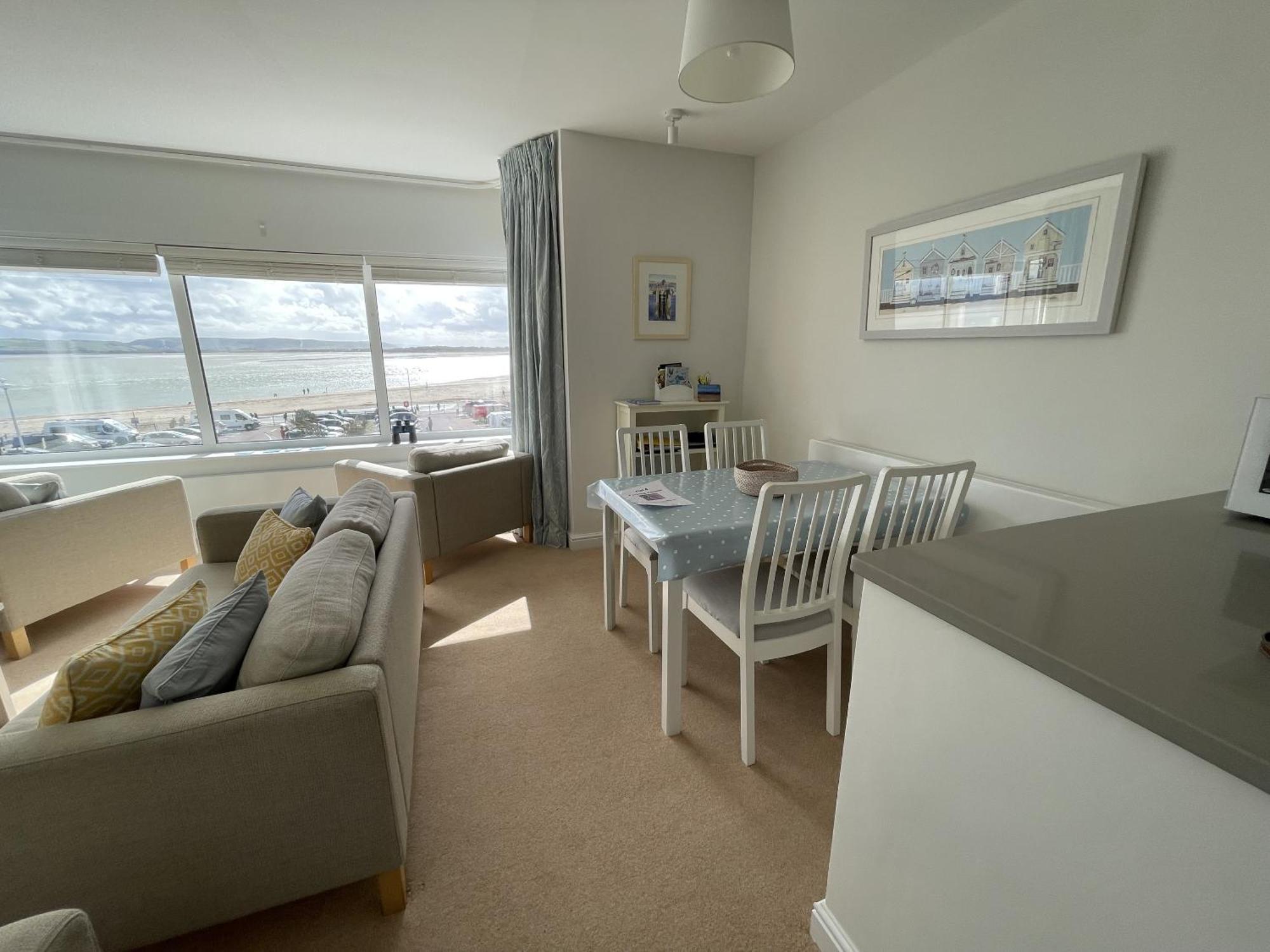Lovely Seafront 2 Bedroom Apartment 4 Aberdyfi Eksteriør bilde